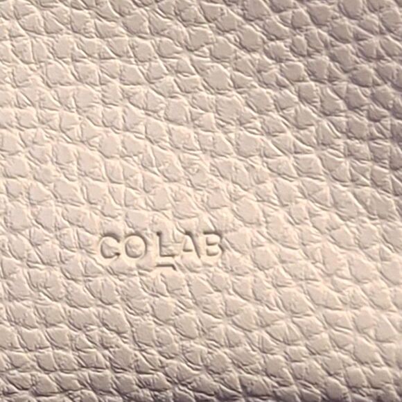 Colab Mini Backpack Sling Bag White Embroidered Strap Vegan - Picture 5 of 9